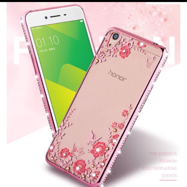 เคสแฟชั่นขอบ rhinestone สําหรับ oppo A83/f1s/Y53/Y55