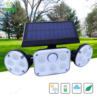 HANGROO TG ไฟ LED Solar Light ไฟโซล่าเซลล์ พลังงานแสงอาทิตย์ 78 LED แสงขาว ไฟ Solar Cell สปอร์ตไลท์