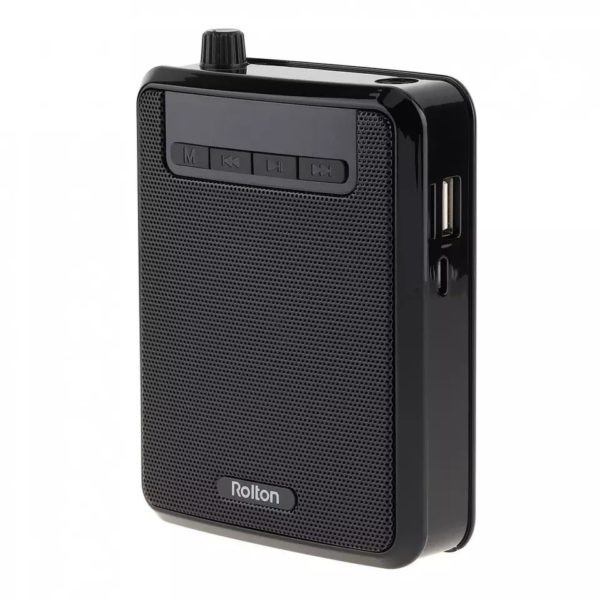 Rolton K300 ไมค์ช่วยสอน ลำโพงพกพา โทรโข่ง ไมค์ช่วยสอน เครื่องขยายเสียง ไมค์ไกด์ FM ลำโพง