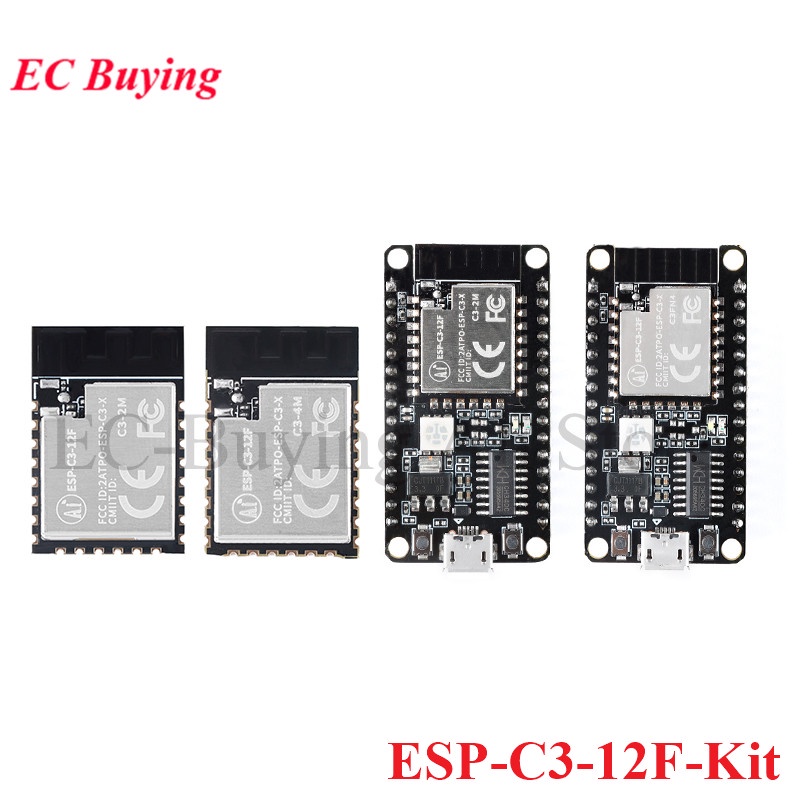 บอร์ดทดลองโมดูลไร้สาย ESP32-C3 ESP32-C3-12F ESP32 C3 12F 2.4GHz WiFi และบลูทูธ BLE5.0 2M 4M โหมดคู่