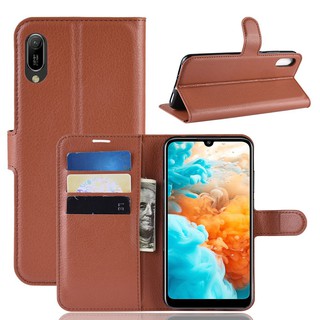 เคส Huawei Y6 Pro 2019 6.09 เคสหนัง ฝาพับ โทรศัพท์กรณี