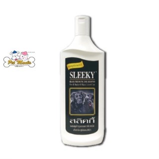 SLEEKY แชมพูบำรุงขนและผิวหนังสุนัขขนสีดำ 350 CC.