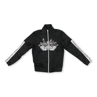 SLUM LTD - CROOKS AND CASTLES SIDE TRACK Jacket Black