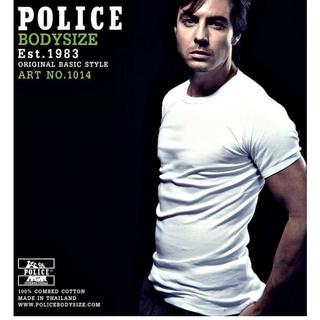 เสื้อยืด คอกลม Police Basic Collection เสื้อเปล่า