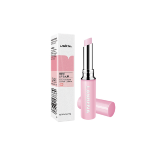 LANBENA ลิปบาล์ม Rose Hyaluronic acid ลิปบาล์ม ให้ความชุ่มชื้น ติดทนนาน เมลาโทนิน บำรุงริมฝีปาก ลิปแคร์