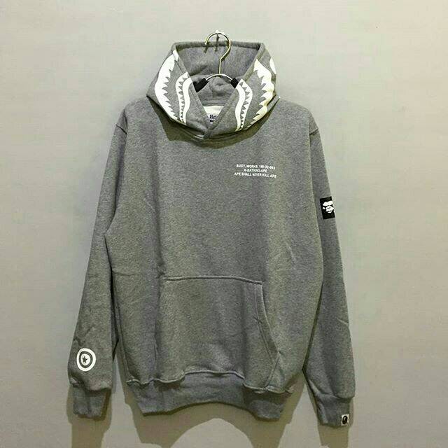 เสื้อฮู้ด BAPE JACKET BAPE PREMIUM MIRROR HYPEBEAST STREETWEAR A BATHING APE SHARK WGM