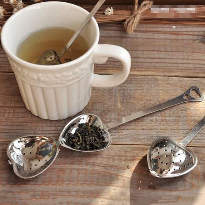 Heart FILTER TEA STRAINER HEART SHAPE LOVE SHAPE TEA สมุนไพร INFUSER STRAINER