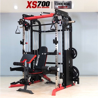 [ใส่โค้ด IRON1200S ลด 1200] สมิท แมชชีน รุ่น XS700 จาก Commercial Grade™ Smith Machine ที่รวม 4 ฟังก์ชั่น ไว้ในเครื่องเดียว