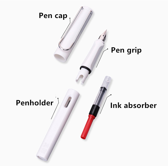 ปากกาเขียนตัวอักษร Duckbill Gothic ปากกาหมึกซึม สำหรับคัดลายมือ 1ชิ้น