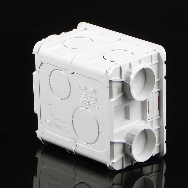 PCF* 86-Type PVC Junction Box Wall Mount Cassette For Switch Socket Base