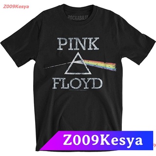 Z009Kesya เสื้อยืดสีพื้นผู้ชาย Pink Floyd - Dark Side Classic T-Shirt Size discount Pink Floyd พิงค์ฟรอยด์