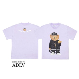 [S-5XL] ADLV 5517 av เสื้อยืดแฟชั่น สีม่วง สําหรับผู้ชาย ผู้หญิง