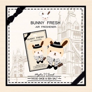 Bunnyfreshกลิ่น น้ำหอม wood sage/แผ่นน้ำหอมปรับอากาศ