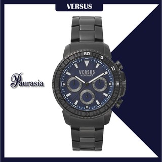 [ของแท้] Versus by Versace นาฬิกาข้อมือ ผู้ชาย รุ่น Versus S30090017 Aberdeen Blue Dial SS IPBLA Bracele paurasia