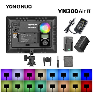 Yongnuo Yn300Air Ii Rgb Led แบตเตอรี่กล้องวิดีโอพร้อมอะแดปเตอร์ Ac