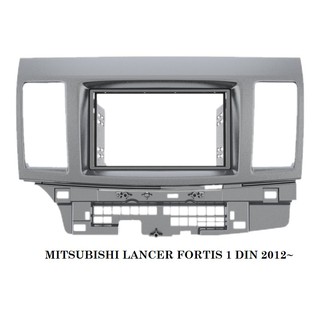 หน้ากากวิทยุ MITSUBICHI LANCER EX 2DIN 18cm. 2007-2012สำหรับเปลียนวิทยุทั่วไป