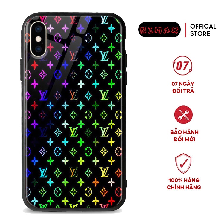 เคสแก้ว Iphone 11 พิมพ์ลาย LV NIMAX Ip 5S/6/6Plus/6S/6S Plus/7/7Plus/8/8Plus/X/Xs/Xs Max/11/11 Proma
