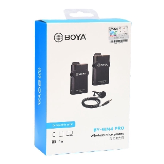 BOYA BY-WM4 Pro Wireless Microphone (ไมค์หนีบปกเสื้อแบบ Wireless)