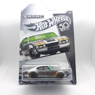 รถเหล็ก Hotwheels 68 DLDS 442 ZAMAC 50 YEARS (ib0503)