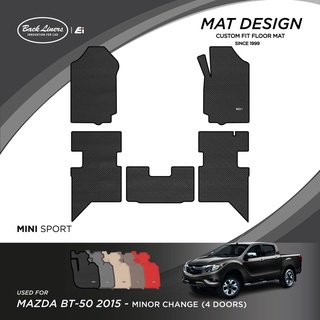 พรมปูพื้นรถยนต์เข้ารูปสำหรับ Mazda BT-50 รุ่น4 ประตู (ปี 2015-2022)