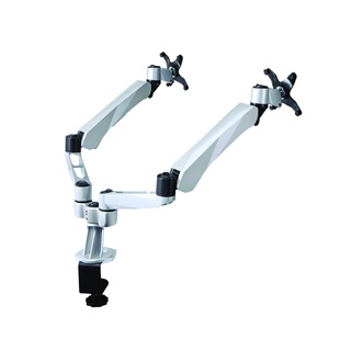 ERGOMOTIVE แขนจับจอ 2 จอ แขน Spring เสาสูง 8.2 ซม. รองรับจอสูงสุด 27" Monitor Arm รหัสรุ่น EM45036