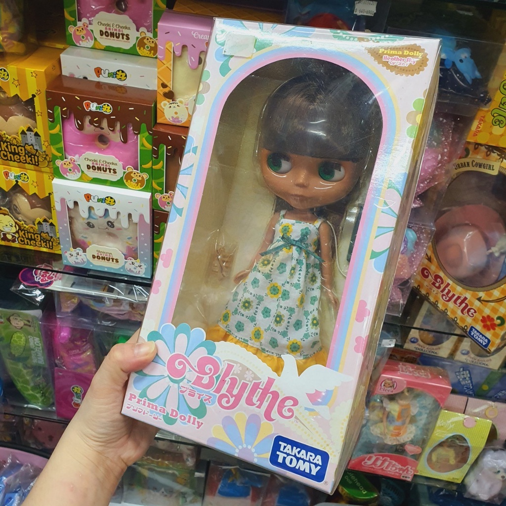 RARE ของแท้ 11 inches Takara Tomy Neo Blythe Prima Dolly Heather Sky Tan Girl Doll ตุ๊กตาบลาย์ เฮเธอร์ สกาย ผิวแทน