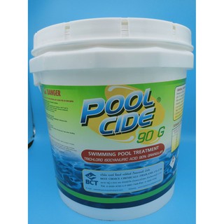 คลอรีนชนิดเกล็ด POOLCIDE 90 G  พูลไซด์-90 จี บรรจุ 5 กก.