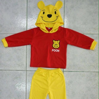 ชุดแฟนซีแขนยาวลายหมีพูห์pooh