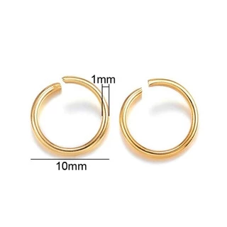 ห่วงสแตนเลส ชุบทองสีทอง 14k ขนาด 3-8 มม. สําหรับเครื่องประดับ Diy เครื่องประดับงานแฮนด์เมด (พร้อมจัดส่งในไทย)