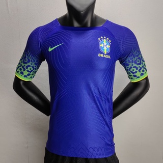 [Player Edition] เสื้อกีฬาแขนสั้น ลายทีมชาติฟุตบอล Brazilian 2223 คุณภาพสูง