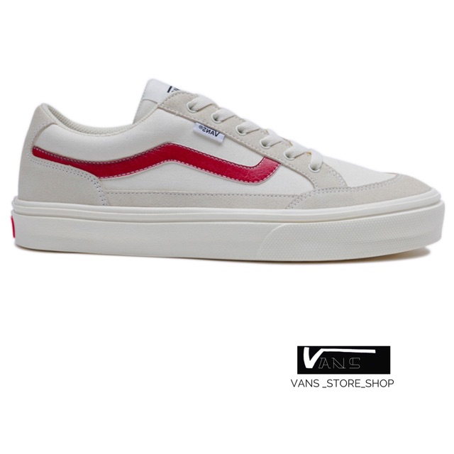 VANS FALKEN V3830SC CREAM RED JAPAN EDITION SNEAKERS สินค้ามีประกันแท้