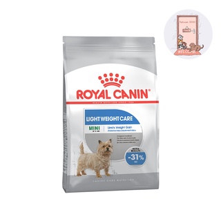 อาหารสุนัข Royal canin Mini Light weight care  สุนัขพันธ์ุเล็กควบคุมน้ำหนัก ขนาด 1 กก.