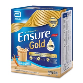 Ensure Gold เอนชัวร์ โกลด์ กลิ่นธัญพืช Wheat อาหารสูตรครบถ้วน รสชาติดี ชงละลายง่าย ขนาด 1200 กรัม 20940