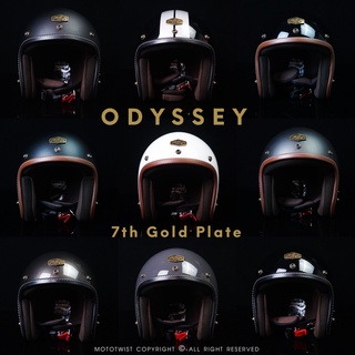 หมวกกันน็อค Odyssey เพลททอง รุ่นพิเศษฉลองครบรอบ 7 ปี SET2