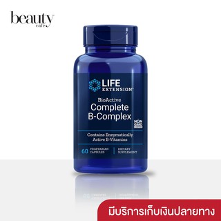 (พร้อมส่ง) Life Extension, BioActive Complete B-Complex, 60 Vegetarian Capsules