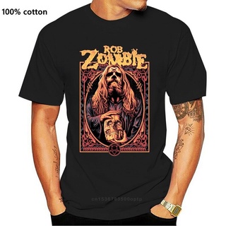 เสื้อยืดวินเทจเสื้อยืดแขนสั้นลําลอง พิมพ์ลาย Rob Zombie Warlock Rob Zombie เหมาะกับฤดูร้อน สไตล์คลาสสิก สําหรับผู้ชาย 26