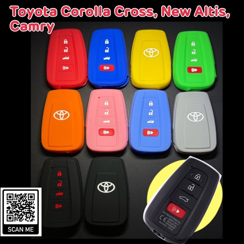 พร้อมส่ง！！ ซิลิโคนกุญแจรถยนต์Toyota Corolla Cross 2020/New Altis 2020/Camry 2020 เคสกุญแจรถ