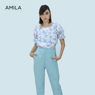 AMILA Blouse AM-B832 แขนสั้น IGPU21-10