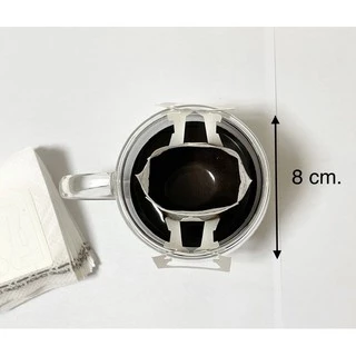 ถุงกรองดริปกาแฟ มีหูแขวนแก้ว(แยกขาย) 50 ชิ้น/แพค (แยกขายซองแพค)