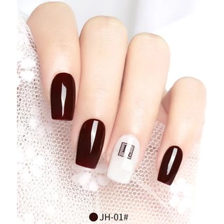 AS สีเจล สีทาเล็บ โทนแดง แดงเลือดนก JH 01-12 15ml.