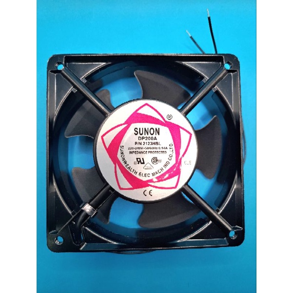 SUNON Jianquan 12038 พัดลมระบายความร้อน DP200A  P/N2123HBL ตู้อุตสาหกรรม 12 ซม. 220V พัดลม