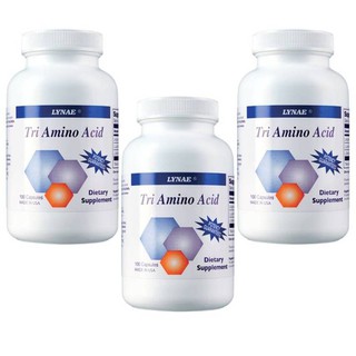 LYNAE Tri Amino Acid Vitamin USA ไลเน่ ไตรอะมิโน 100 แคปซูล x 3 ขวด