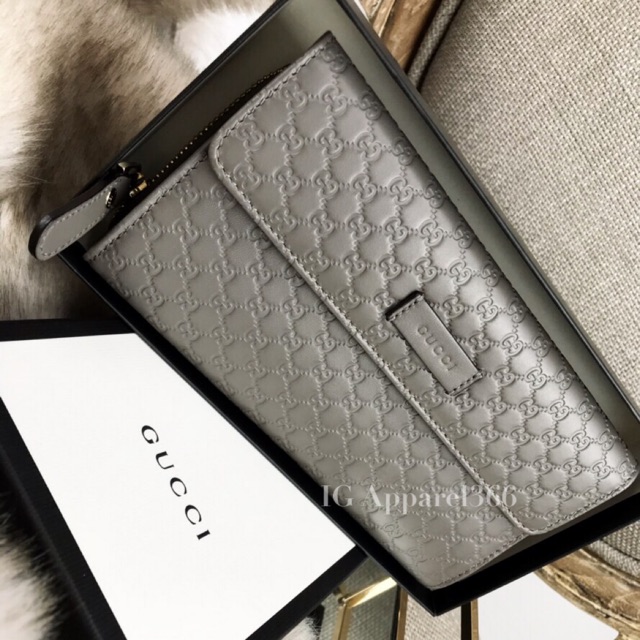 GUCCI Microguccissima Leather Wallet