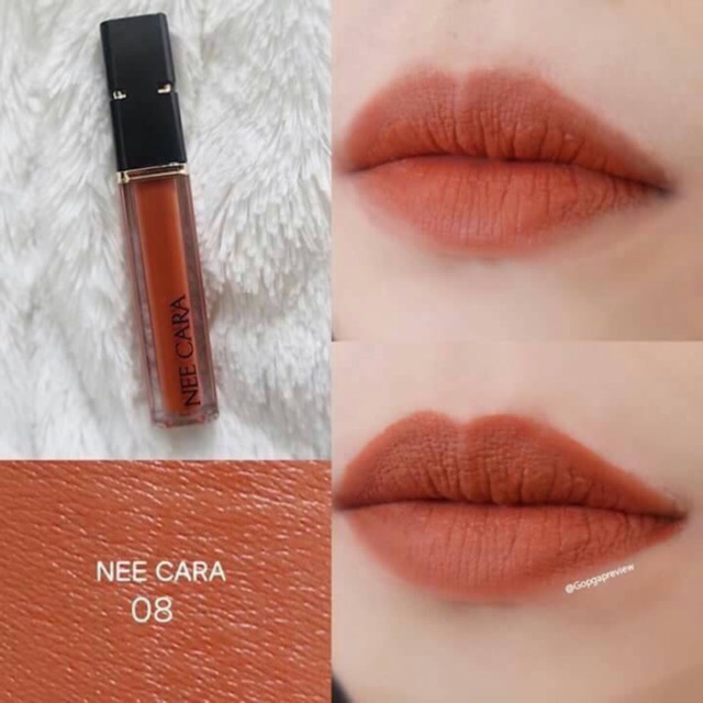 ของแท้ ลิป nee cara water shine liquid lipstick