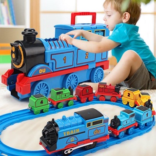 [Thomas Toys] ของเล่นรถจักรไฟฟ้า ขนาดเล็ก รางความเร็วสูง สําหรับเด็กผู้ชาย อายุ 3-6 ปี 2 ปี