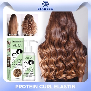 West Month Crimp Elastin Curl Hair Elastin Curly เอสเซ้นบํารุงเส้นผม ให้ความชุ่มชื้น ยาวนาน ป้องกันการชี้ฟู ควบคุมความหยิก (50 มล.)