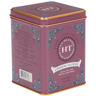 Harney&amp;Sons Chinese Flower ชาเขียว กับกลีบดอกไม้ 3 ชนิด และเปลือกส้ม สวยงาม กลิ่นหอมสดชื่น รสชาติหมดจด