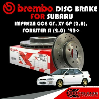 จานเบรกหน้า SUBARU IMPREZA GC8 GF, XV GP (2.0), FORESTER SJ (2.0) 92-&gt; (D09 9077 1X)