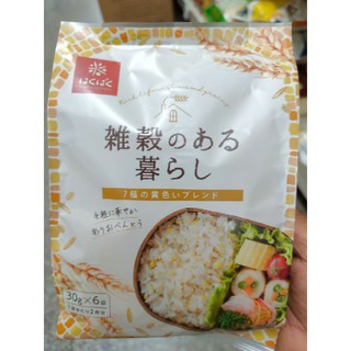 ข้าวบาร์เลย์ผสมธัญพืช Germinated brown rice and eight-grain rice 180 กรัม