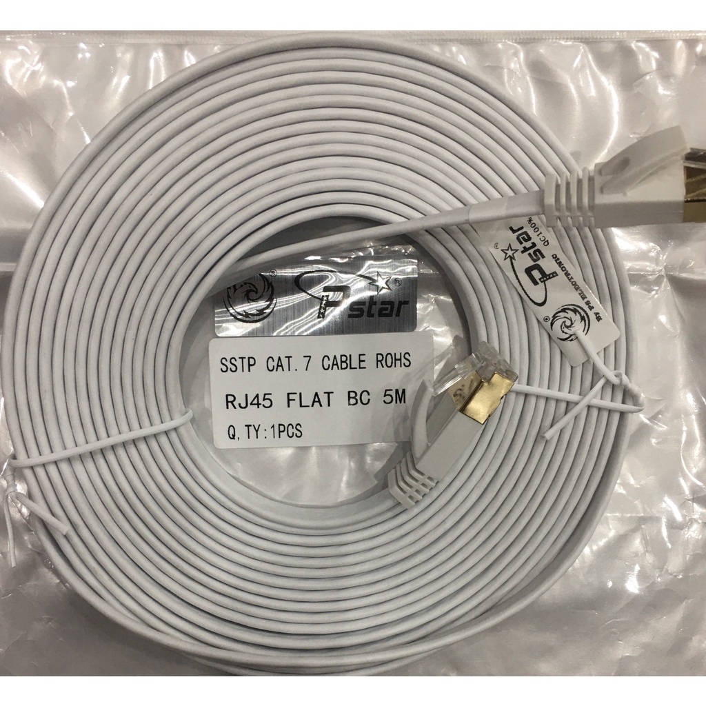 CAT7 Gigabit ยาว 5 เมตร สายเคเบิลอีเทอร์เน็ต, ENJOY 10000 Mbps การส่งข้อมูลความเร็วสูง